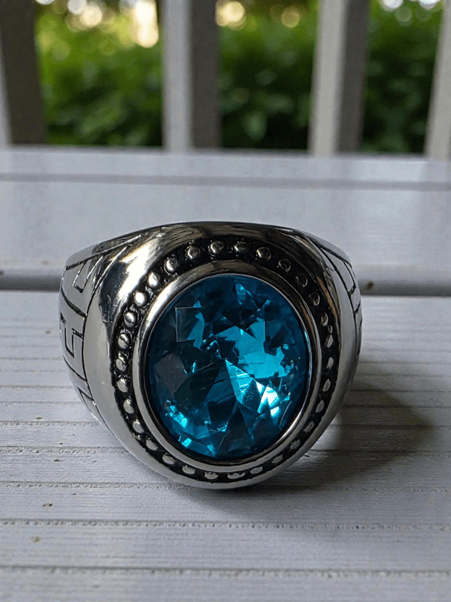 Chevalière homme acier inoxydable - Claudine Biker Shop